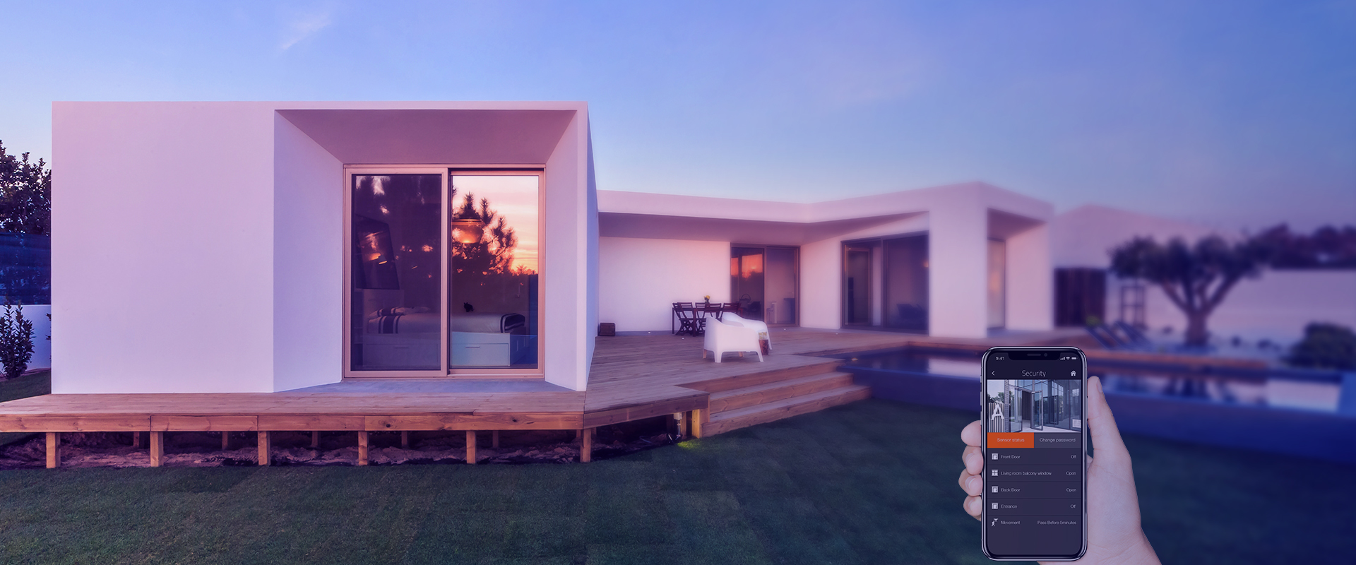 HDL security sensors and smart modules protecting the home